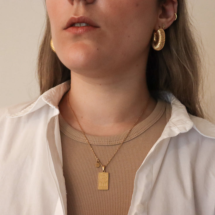 Zodiac Square Necklace