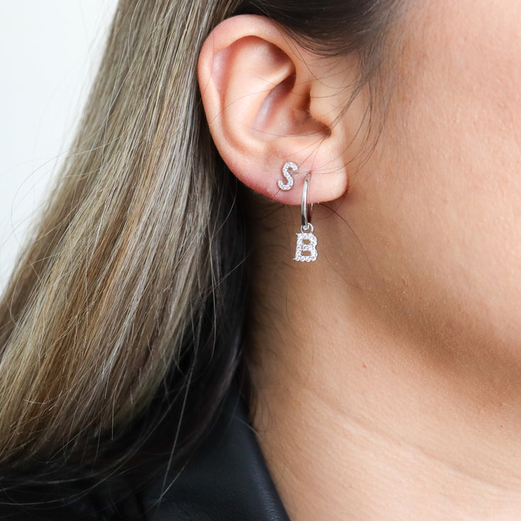 Chloe Letter Earrings